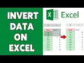 How To Invert Data On Excel 2024 Guide To Reverse Excel Spreadsheet Data