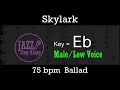 Skylark - Backing Track with Intro in Eb Male