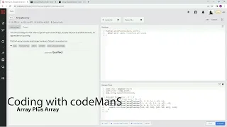 Codewars 8 kyu Array Plus Array JavaScript
