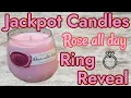 Rose All Day Hidden Jewelry Wine Candle Jackpot Candles