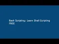 Bash Scripting Learn Shell Scripting FREE