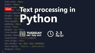 Text Processing in Python part-2 NLP AI lecture - 10 GeeksforGeeks School