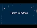 20 Tuples Part 2 in Python