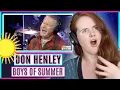 Lagu Vocal Coach reacts to Don Henley - The Boys of Summer