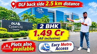 😱 DLF IT Park Backside Plot for sale | Plot for sale in chennai Porur Mugalivakkam 🏡