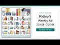 Ridley s Weekly Ad 26 - 26 Best Deals