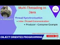 107 Synchronization - Producer-Consumer Threads Inter-Thread Communication Example