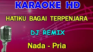 Download DJ HATIKU BAGAI TERPENJARA - Nafa Urbach | KARAOKE Nada Pria MP3