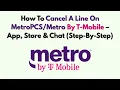 How To Cancel A Line On By T-Mobile - App Store Chat Step-By-Step