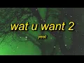Download Lagu Yeat - Wat U Want 2 (prod. SKY) TikTok Version | sk sk sky