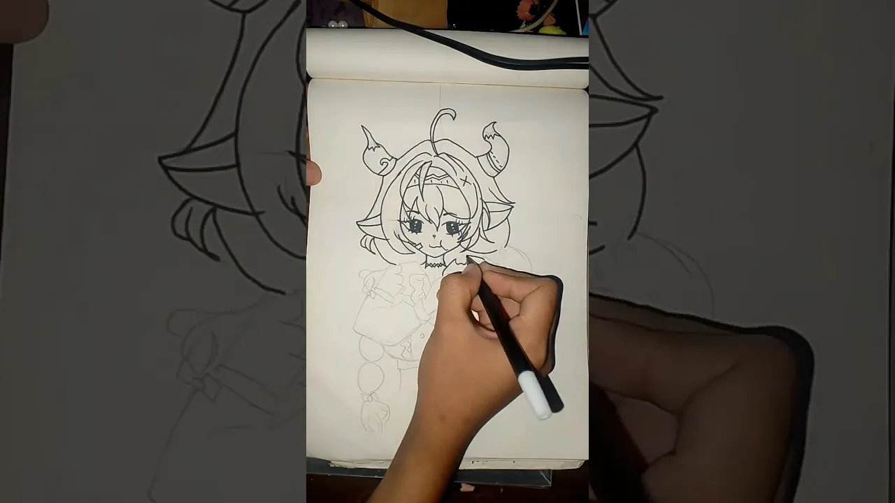 cara menggambar anime