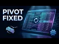 The One Pivot Query Pattern Every Data Engineer Needs