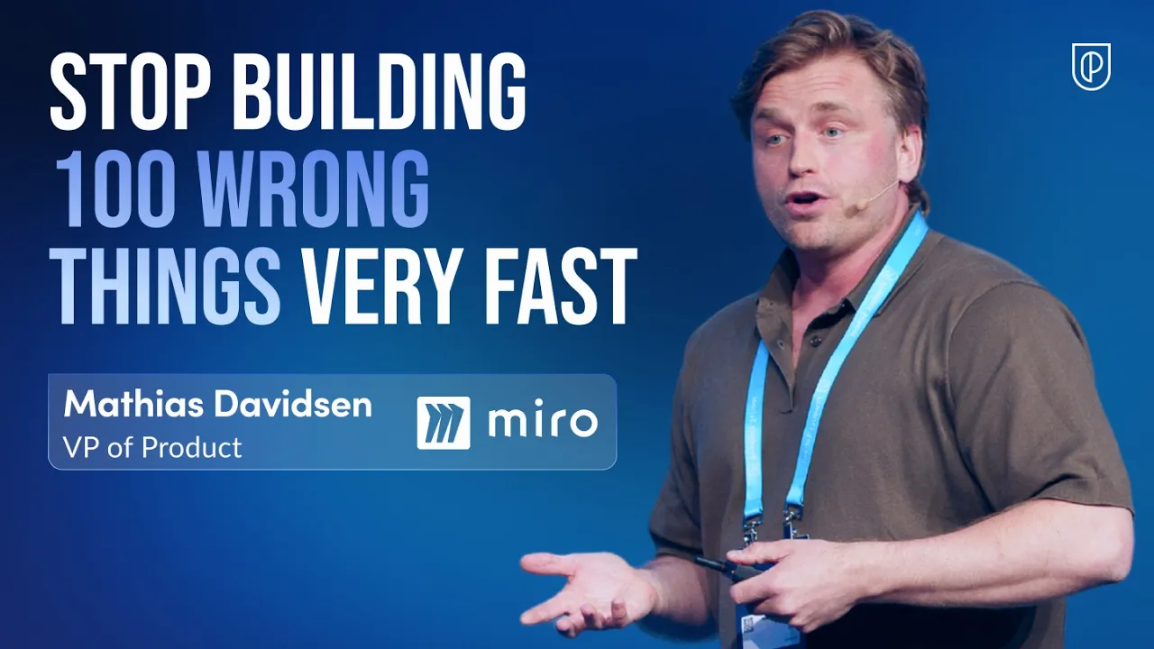 VP of Product at Miro | Turning the 10X Individual into the 10X Product Org - YouTube thumbnail