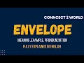 What Does envelope Means Meanings And Definitions With envelope in ENGLISH