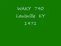 WAKY 790 Louisville KY 1971