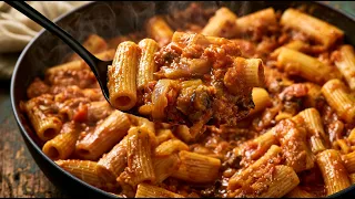 Summer Bolognese with just 1 Eggplant! No One Will Believe There's No Meat! Best Meatless Pasta!