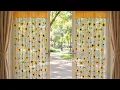 Crochet Flower Curtain Tutorial for Beginners Crochet Leaf and Sunflower Garland Curtain Tutorial