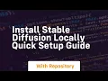 install stable diffusion locally quick setup guide