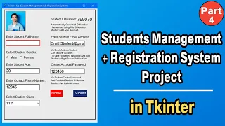 Tkinter Input Validation Message Box Tutorial Python Registration Form Part 4