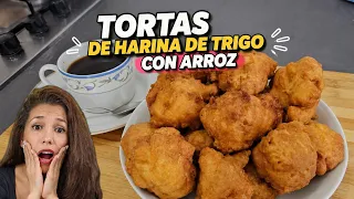 ¡NO BOTES EL ARROZ! Haz estas TORTAS con HARINA DE TRIGO 😋