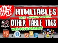 HTML TABLES AND OTHERS HTML TABLE TAGS BASIC - ADVANCE HTML CSS JAVASCRIPT LESSON 5