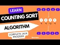 Learn Counting Sort Algorithm with Java program