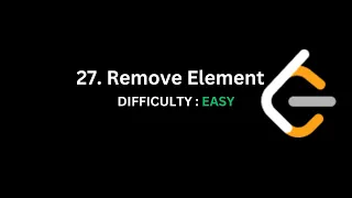 Remove Element - LeetCode 27