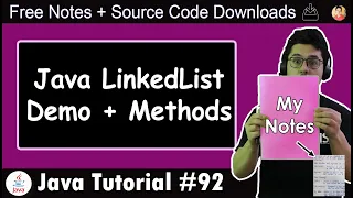 LinkedList in Java Demo Methods