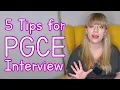 5 Tips for PGCE Interview Teacher Training