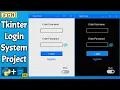 Python Tkinter Login System Project Python Tkinter Project Part 1