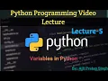 Python Tutorial Class-5 Function Argument Function By -Ajit Pratap singh