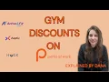 Gym discounts on Perks at Work