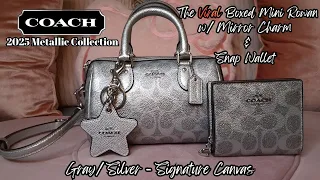 Unboxing My 1st COACH Mini Rowan Snap Wallet Signature Canvas