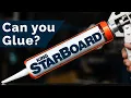 Can you glue king starboard