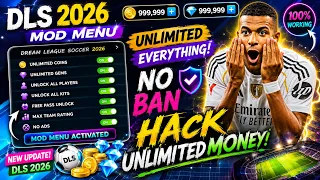 NEW!🚨 DLS 26 Mod APK 2026 – Unlimited Money, Coins & Diamonds | Dream League Soccer 2026