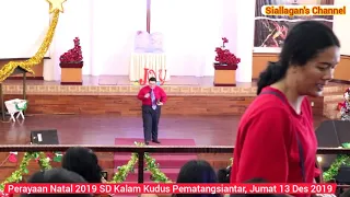 perayaan natal 2019 sd kalam kudus pematangsiantar 1