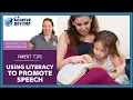 Using Literacy to Promote Speech