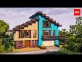 Minecraft suburban house tutorial