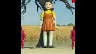 صوت الدمية في مسلسل لعبة الحبار Squid Game 