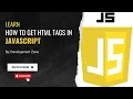 Adding HTML Tags in JavaScript Dynamic Content Creation