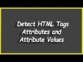 Python Programs Detect HTML Tags Attributes and Attribute Values
