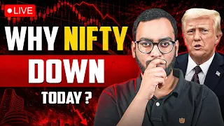 🔴Why Nifty Down Today?  | Nifty & Sensex Prediction Tomorrow | 7 Sep | Investographer
