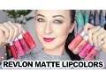 Revlon Ultra Matte Lip Color Review Swatches All 8 shades