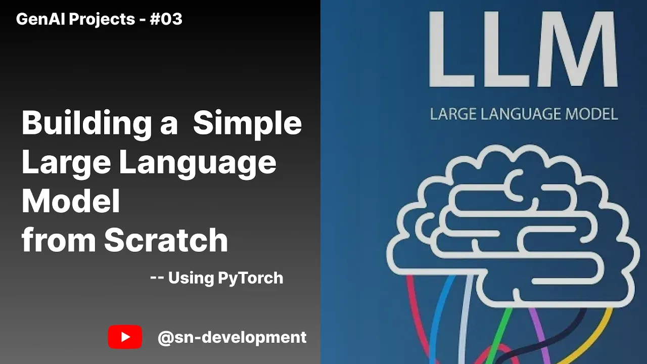 Building a Large Language Model from Scratch | Python & Deep Learning