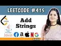 Add Strings Leetcode 415