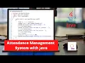 Attendance Management System with Java Java Projects