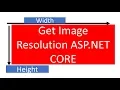 How to Get Resoluation of Image in ASP NET CORE