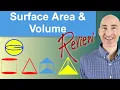 Surface Area and Volume Review Geometry