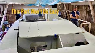Two Radius Corners Done – Coachroof Next – Ep. 452 RAN Sailing