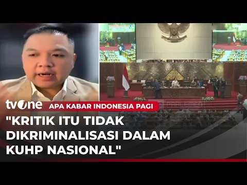 Tim Ahli KUHP: Sosialisasi KUHP Nasional Sudah Melalui Proses Panjang